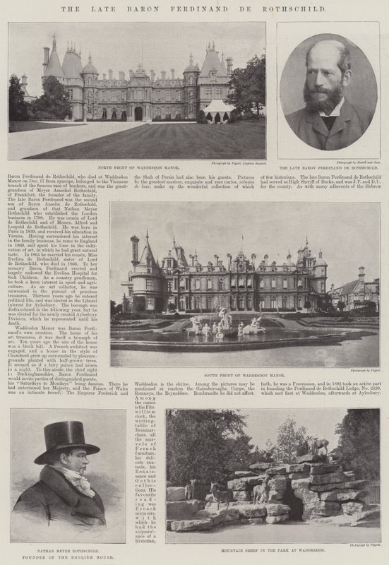 Feu le baron Ferdinand de Rothschild - English Photographer