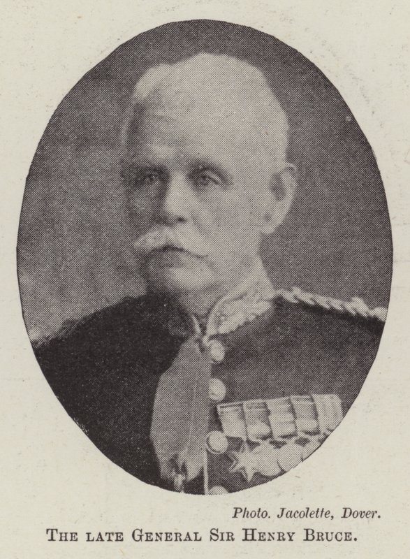 Feu le général Sir Henry Bruce - English Photographer