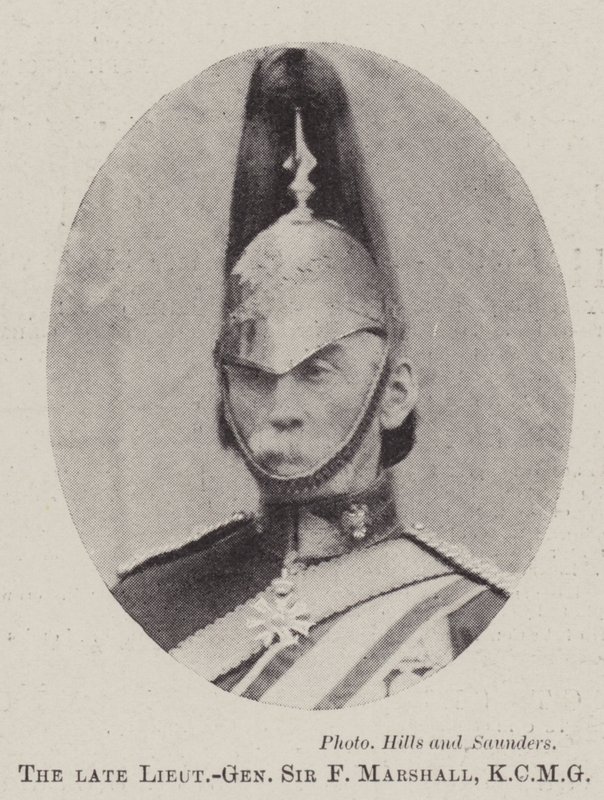 Feu Lieutenant-général Sir F Marshall, KCMG - English Photographer