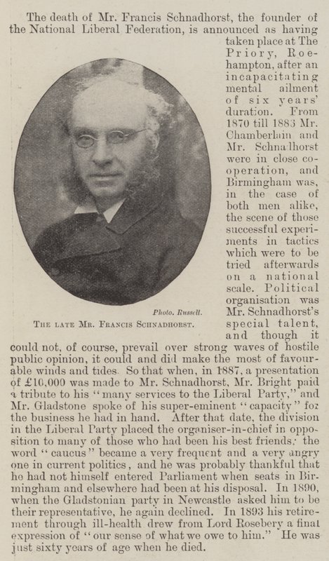 Feu M. Francis Schnadhorst - English Photographer