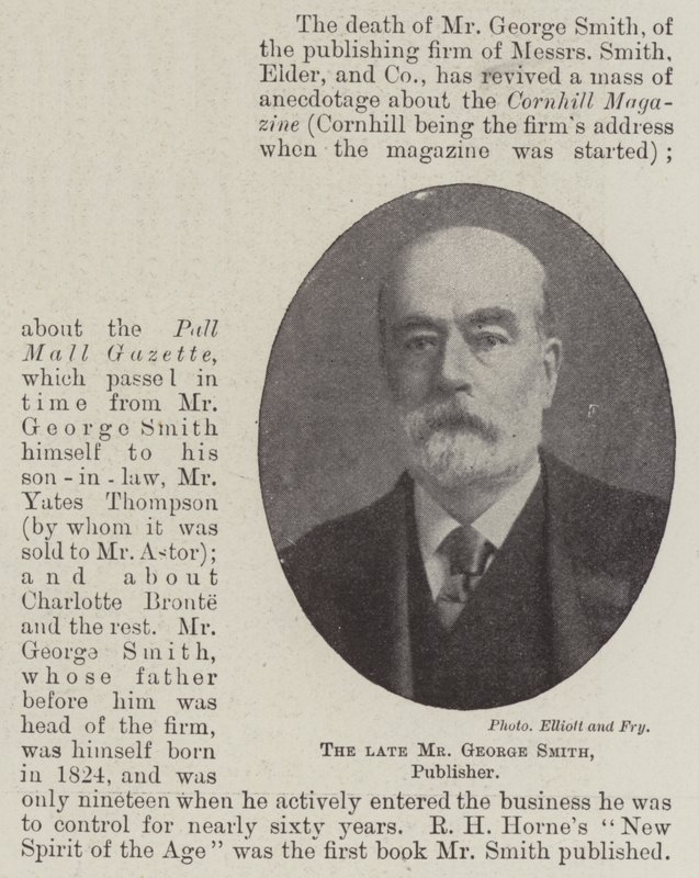 Feu M. George Smith, éditeur - English Photographer