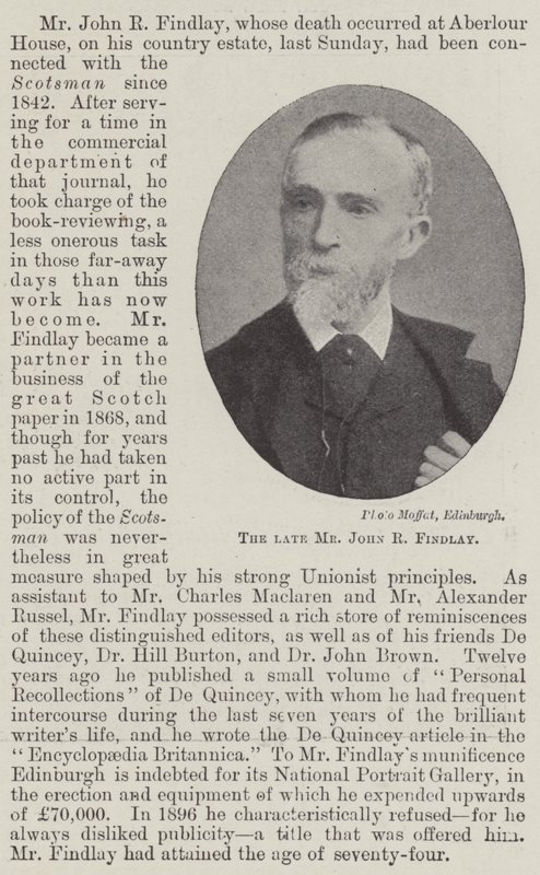 Feu M. John R Findlay - English Photographer