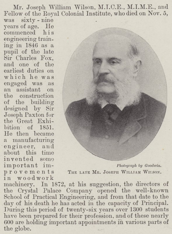 Feu M. Joseph William Wilson - English Photographer