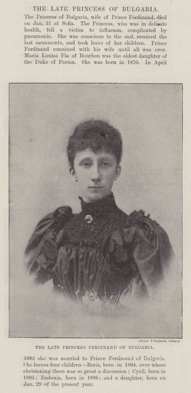 Feu la princesse Ferdinand de Bulgarie - English Photographer