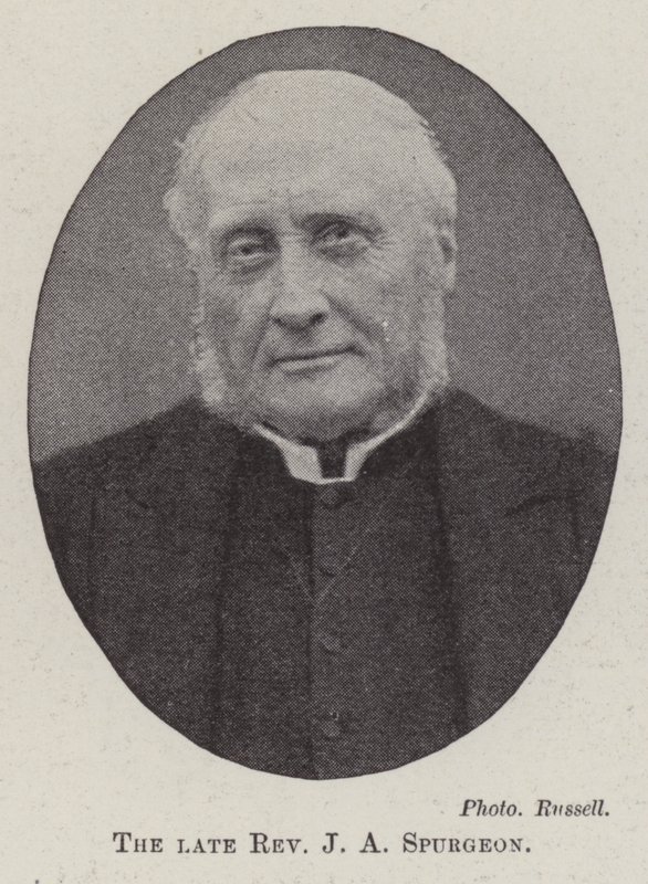 Feu révérend J. A. Spurgeon - English Photographer