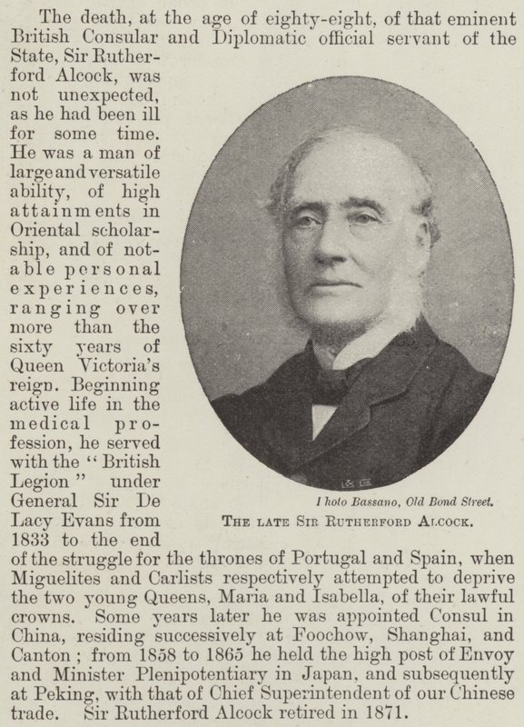 Feu Sir Rutherford Alcock - English Photographer