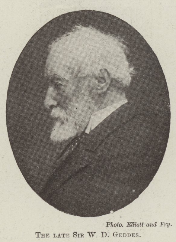 Feu Sir W D Geddes - English Photographer
