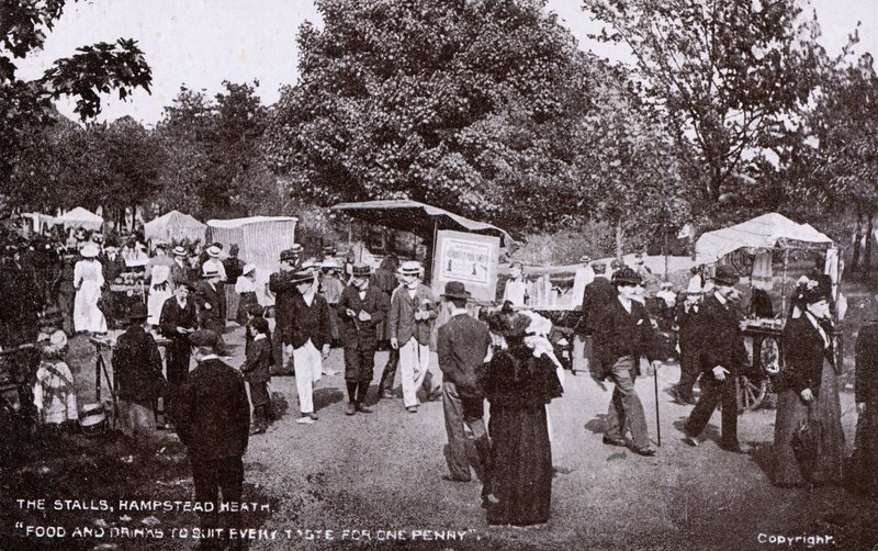 Les étals sur Hampstead Heath - English Photographer