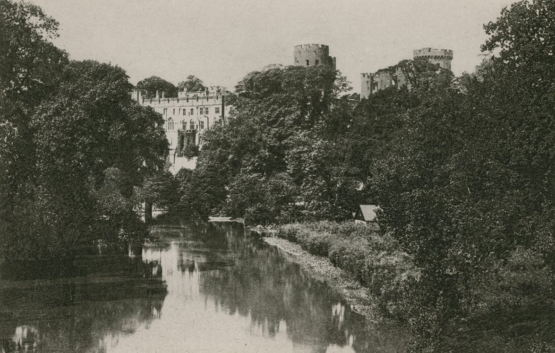 Château de Warwick, depuis l