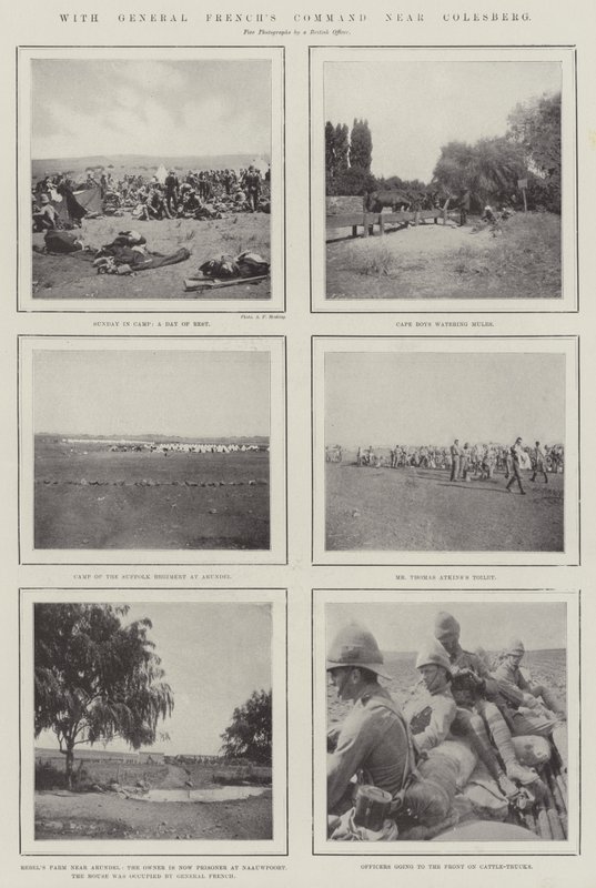 Avec le commandement du général French près de Colesberg - English Photographer
