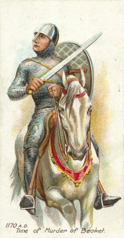 1170 apr. J.-C., Époque du meurtre de Becket - English School