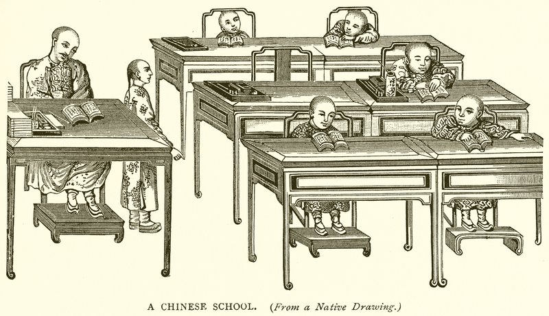 Une école chinoise - English School