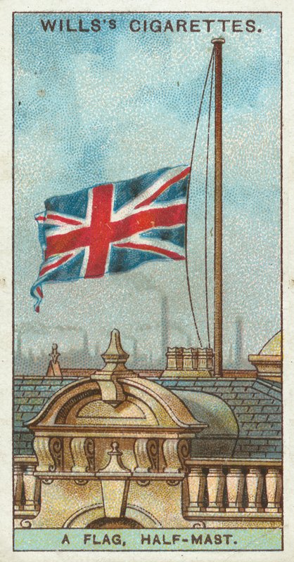 Un drapeau en berne - English School