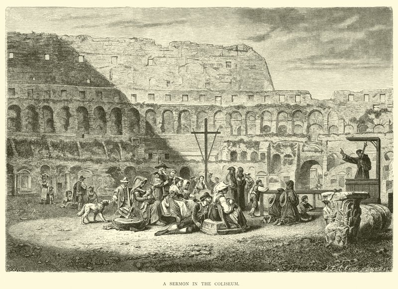 Un sermon dans le Colisée - English School