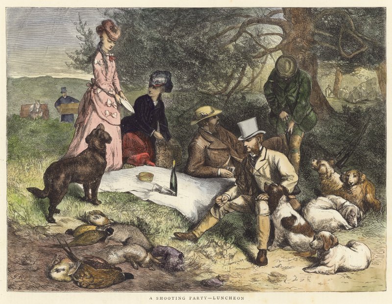 Une partie de chasse - English School