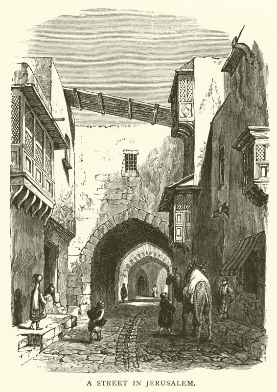 Une rue à Jérusalem - English School