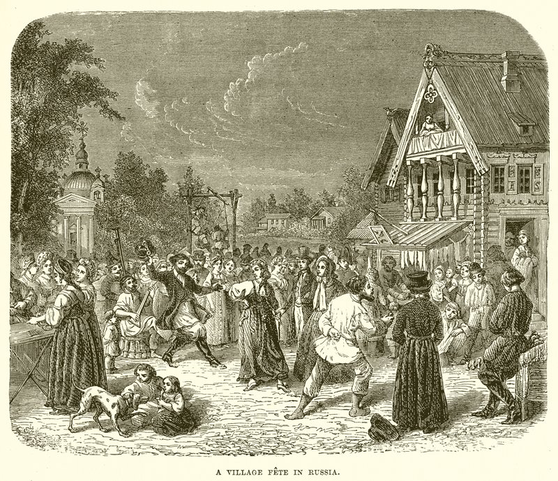 Une fête de village en Russie - English School
