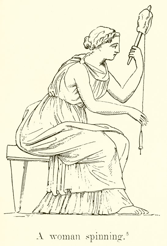 Une Femme Filant - English School