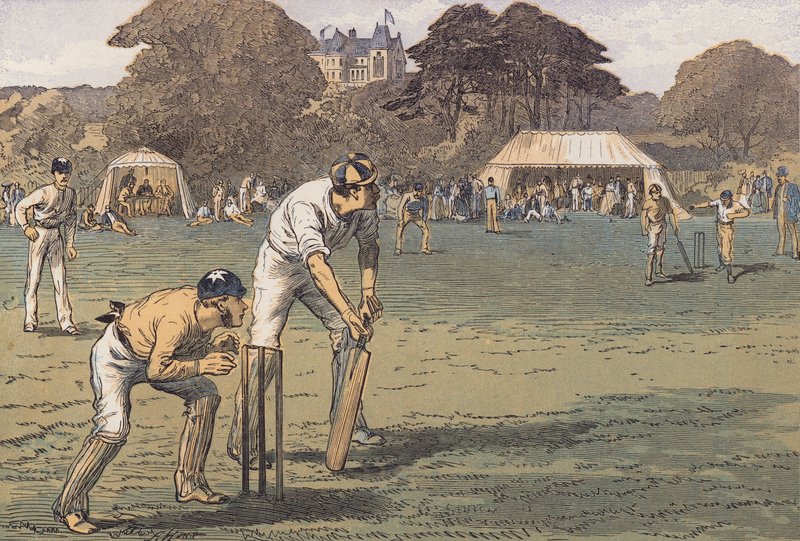 Un match de cricket - English School