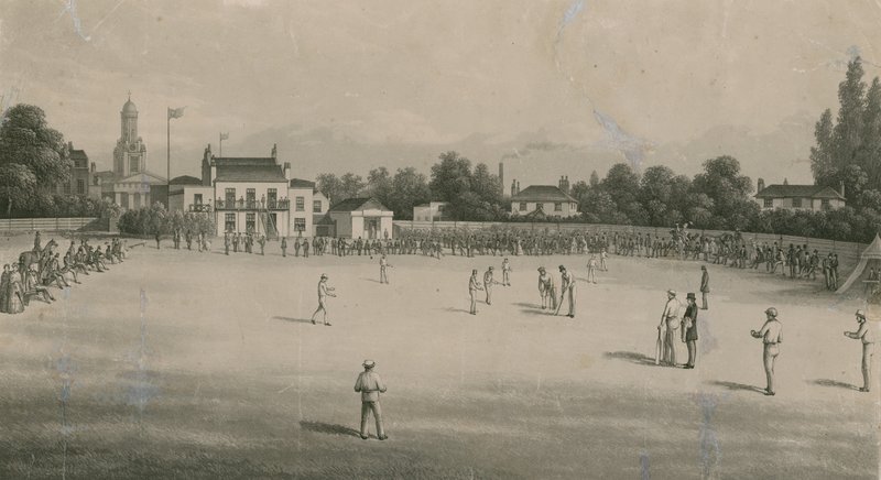Un match de cricket - English School