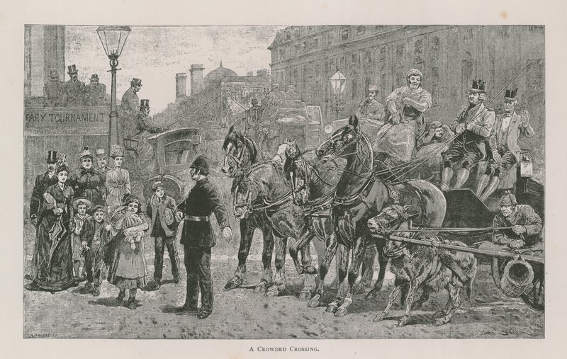 Un passage bondé - English School