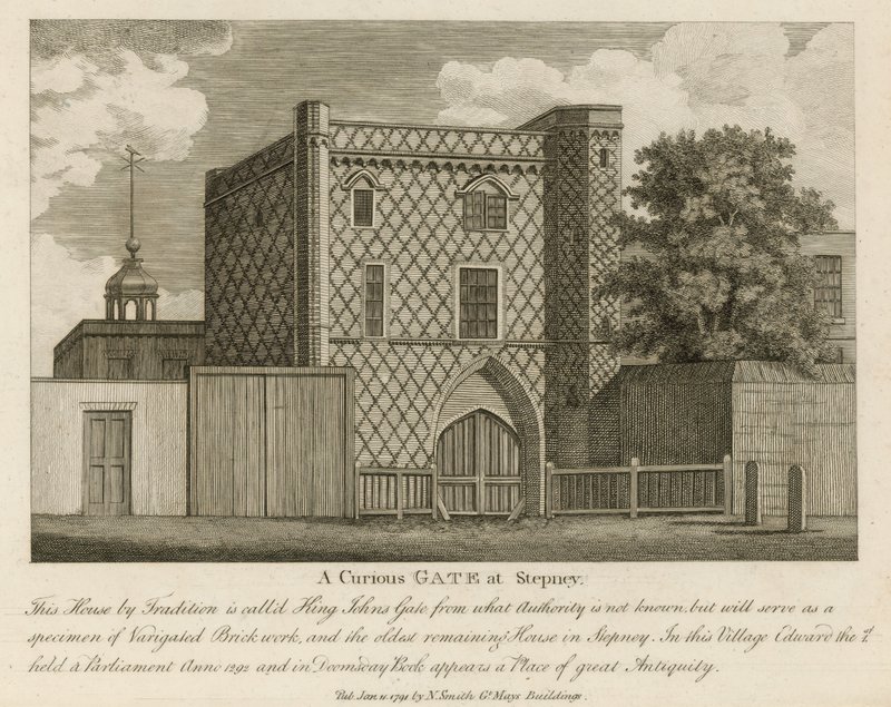Une porte curieuse à Stepney - English School