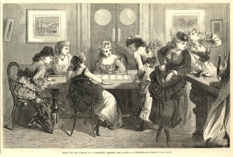 Une banque de faro féminine à la mode - English School