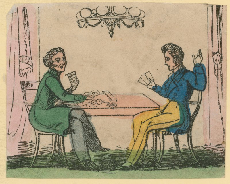 Une partie de cartes - English School