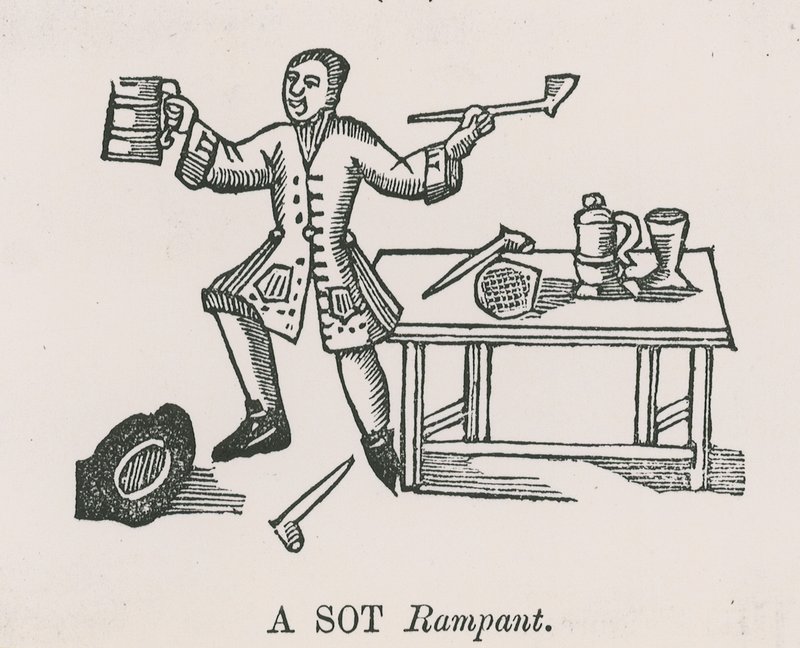 Un ivrogne rampant - English School