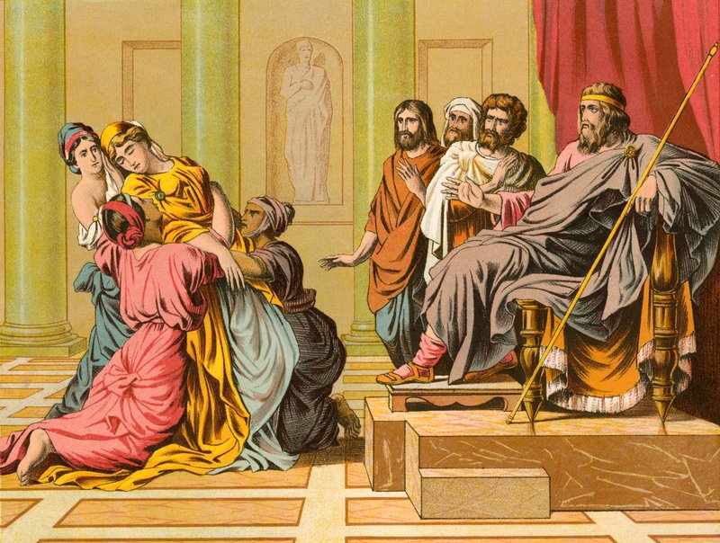 Assuérus et la reine Esther - English School