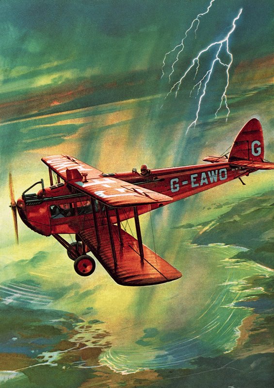 Avion frappé par la foudre - English School