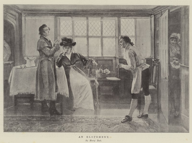 Une fugue (litho) - English School