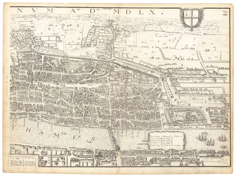 Londres Ancien. Feuille Est - English School