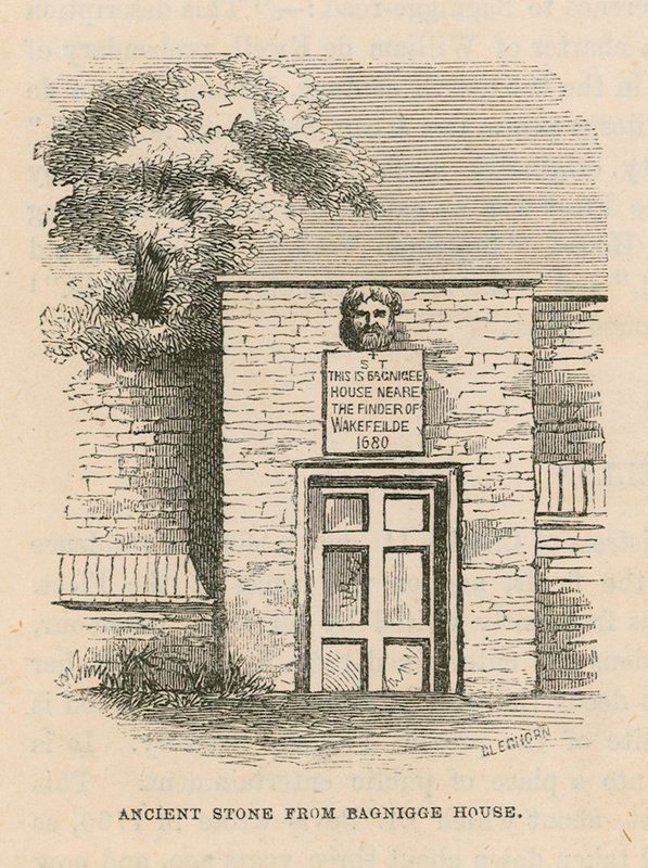 Pierre ancienne de Bagnigge House - English School