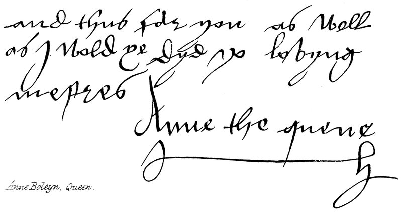 Anne Boleyn, reine - English School