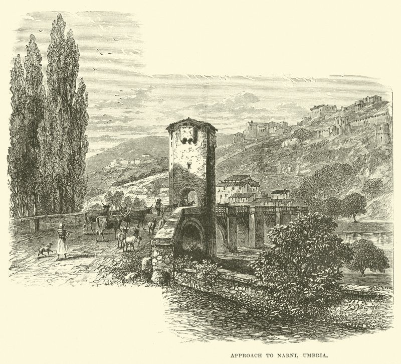 Approche de Narni, Ombrie - English School
