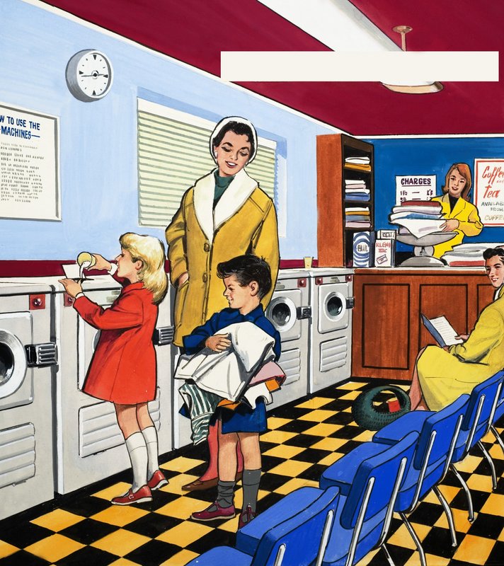 À la laverie - English School