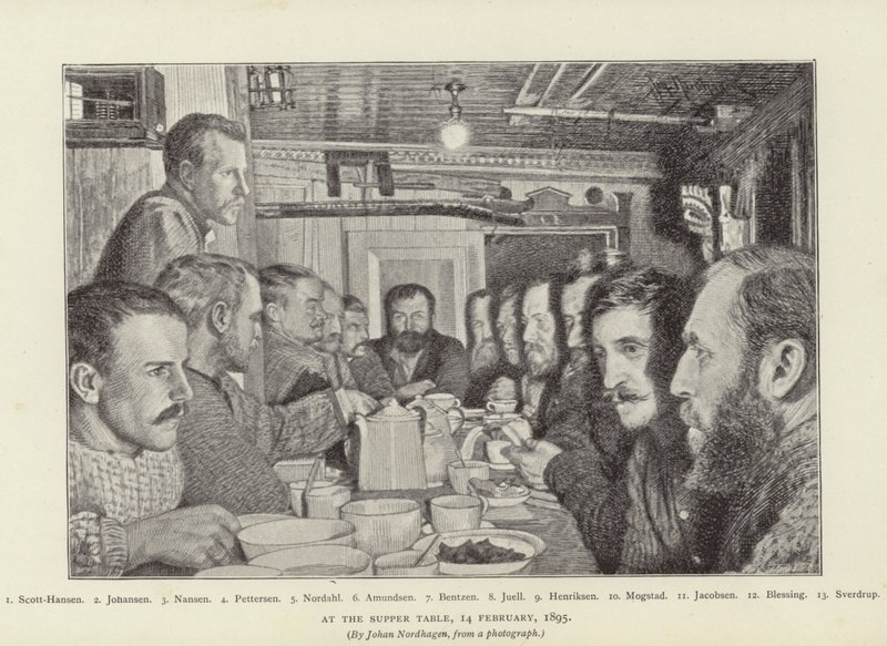 À la table du souper - English School