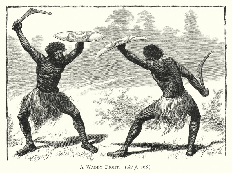 Australie : Un combat de waddy - English School