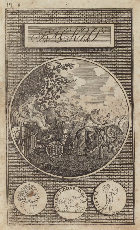 Bacchus, dieu romain ancien du vin - English School
