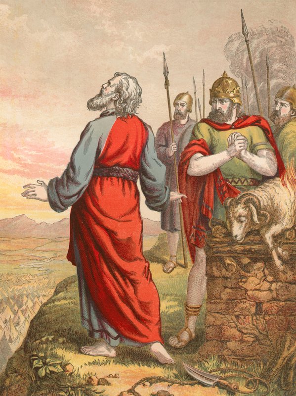 Balaam bénissant le peuple - English School