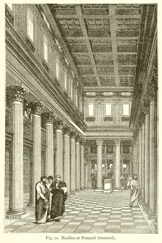 Basilique à Pompéi (restaurée) - English School