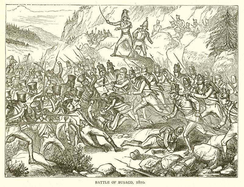Bataille de Busaco, 1810 - English School