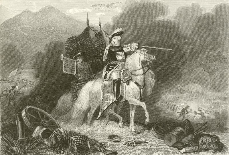 Bataille de Culloden - English School