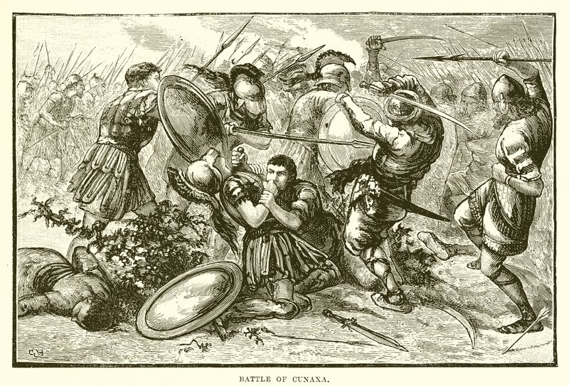Bataille de Counaxa - English School