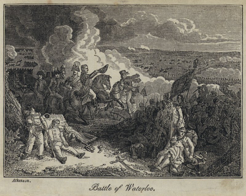 Bataille de Waterloo (gravure) - English School
