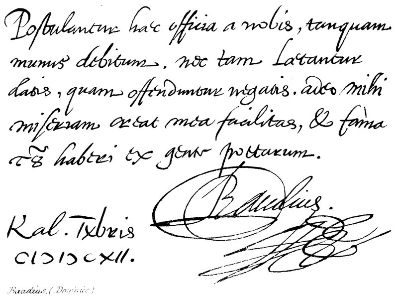 Dominic Baudius - English School