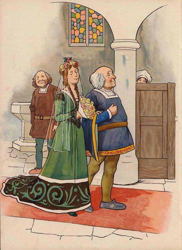 Mieux vaut tard que jamais (chromolithographie) - English School
