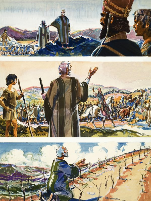 Scènes bibliques - English School