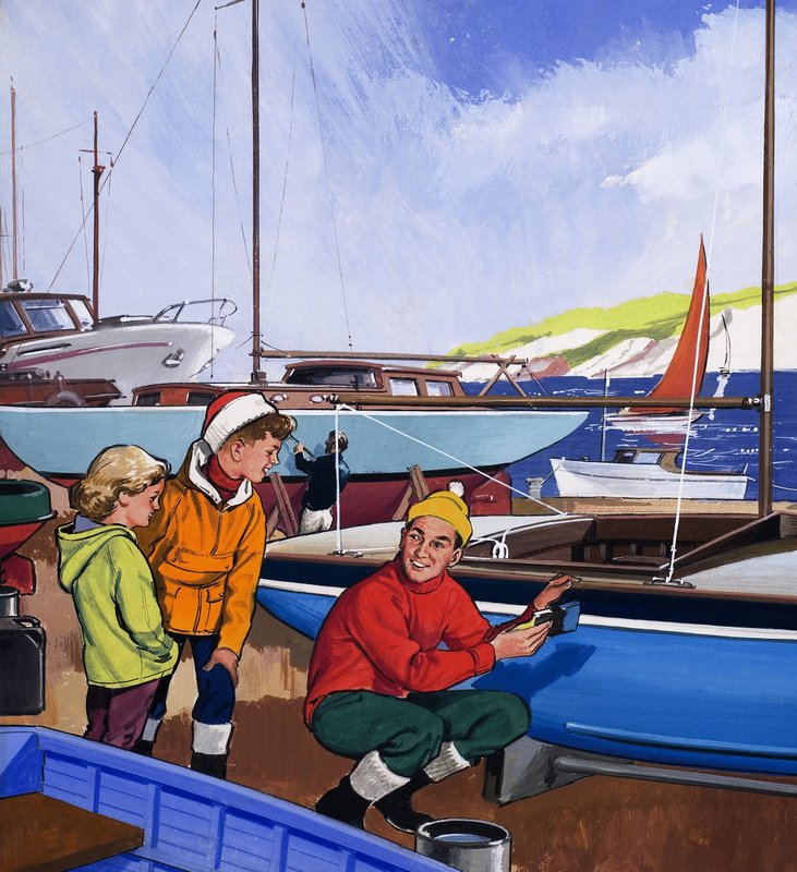Peintre de Bateau - English School